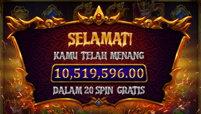 menang Gatot Kaca 1000